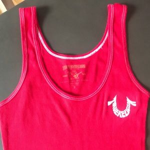 True Religion Red tank Top